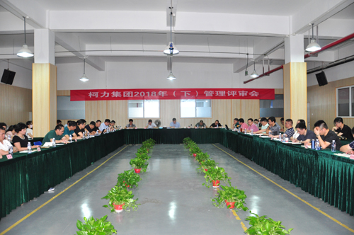 柯力集团召开2018年管理评审大会