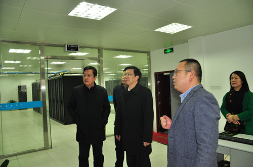 宁波市科技局局长黄志明一行莅临柯力调研