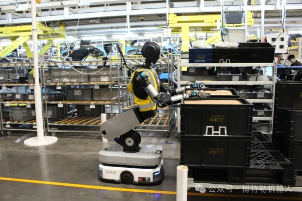 博特勒人形机器人搭载柯力六维力产品岗前测试,落地极氪未来工厂