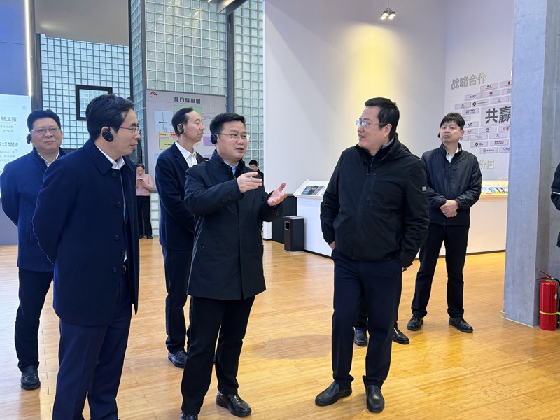宁波市人大常委会党组书记、主任傅祖民一行莅临柯力传感调研指导 宁波柯力传感科技